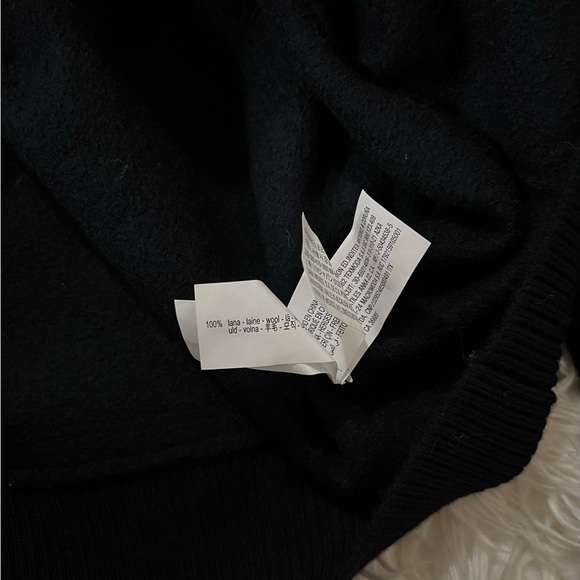 🔥NWT ZARA🔥 Navy Blue 100% Wool Zip-up Jacket - Picture 10 of 10